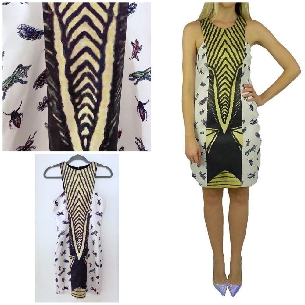 NWT Angelys Balek Julliard Insect Beetle Bug Dress​​​​​​